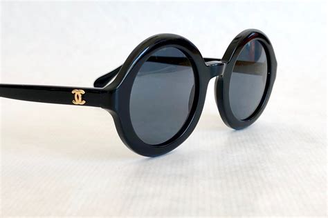 chanel vintage lunette|RARE CHANEL GOLD mirrored vintage sunglasses, CC’s lunette..